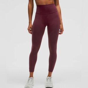 Lululemon Garnet Wunder Train size 6 inseam 25’ BRAND NEW